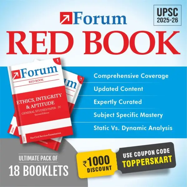 ForumIAS Red Book 2025-26: Ultimate Mains Preparation Kit with 18 Expert-Curated Booklets – Trusted by Toppers! - Image 2