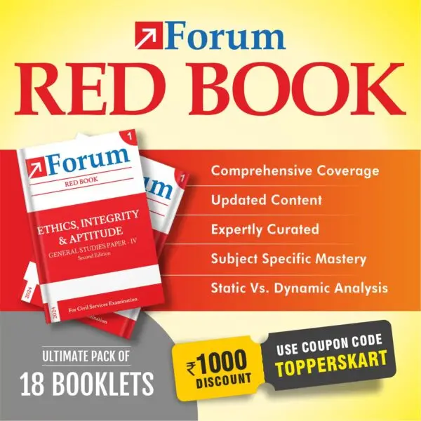 ForumIAS Red Book 2025-26: Ultimate Mains Preparation Kit with 18 Expert-Curated Booklets – Trusted by Toppers!