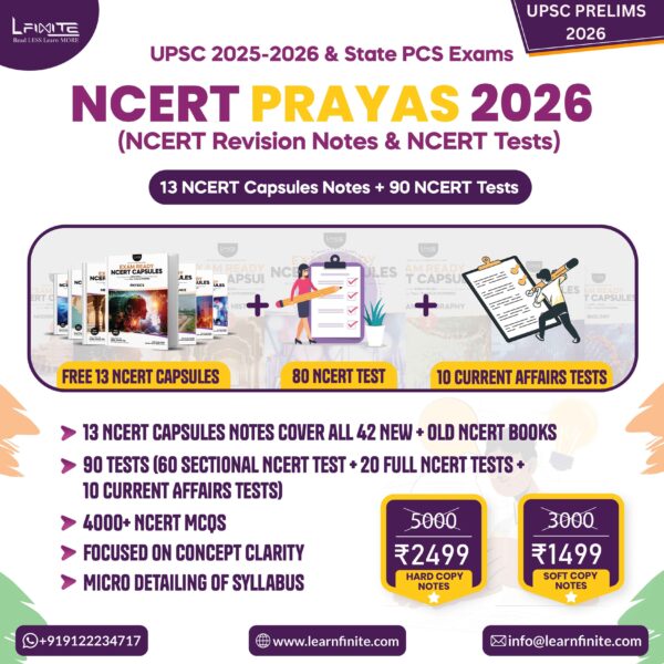 NCERT PRAYAS 2026: Master 42 NCERTs in Just 13 Booklets & 130+ Topic-Wise Tests for UPSC Prelims 2026! 🚀📚