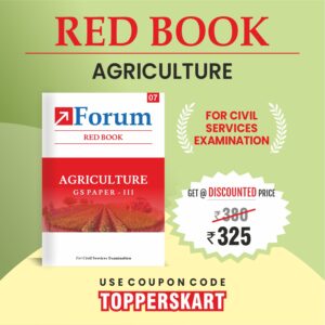 Mastering Agriculture – ForumIAS Red Book for UPSC Prelims & Mains (Latest Edition)