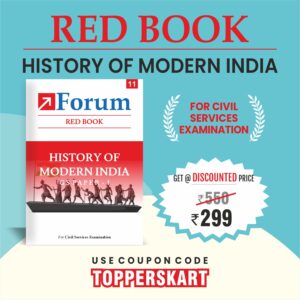 ForumIAS History of Modern India Red Book – For UPSC Mains (GS Paper I) | Trusted by Toppers 🎓