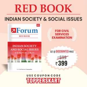 ForumIAS Indian Society and Social Issues Red Book – UPSC Mains GS Paper I & II | Complete Guide to Society & Social Issues