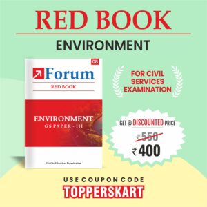 ForumIAS Environment Red Book – 3rd Edition for UPSC Mains GS Paper 3 (2025 Edition)