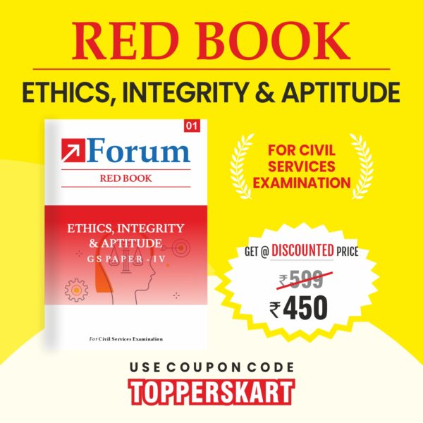 ForumIAS Ethics Red Book – Ethics, Integrity & Aptitude for UPSC Mains (GS Paper 4) | Toppers' Choice