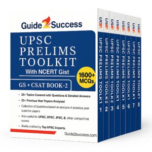 Set of 8 Books | UPSC Prelims Toolkit | English | GS+CSAT Syllabus Covered | Latest Edition | Also Useful for State PSC & PCS Exam
