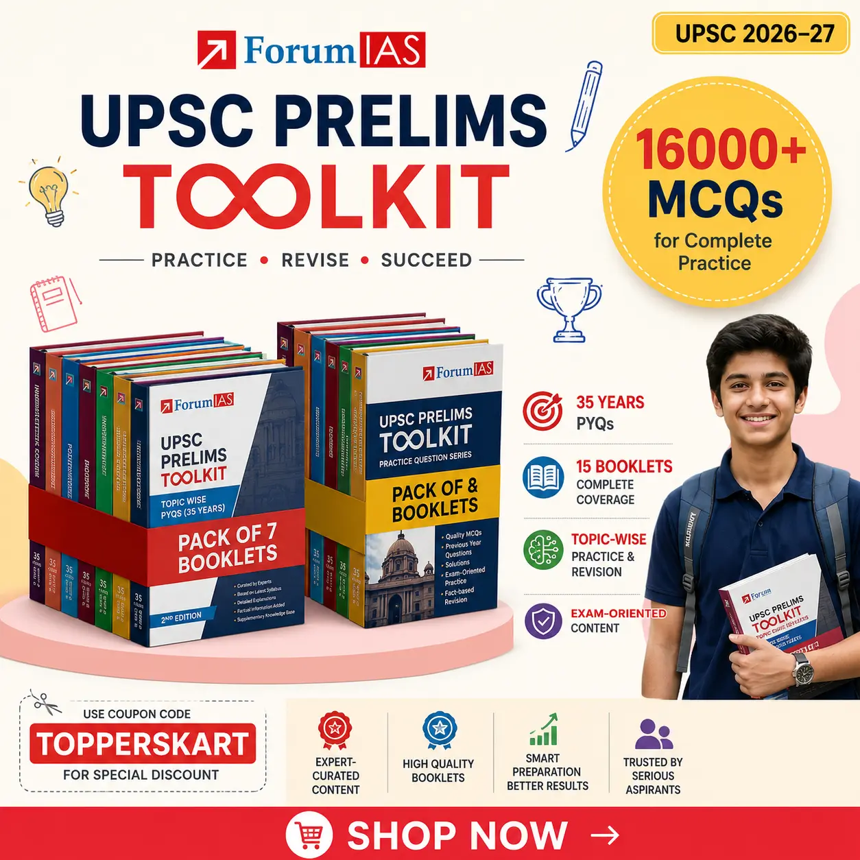 UPSC Prelims 2027 Toolkit by ForumIAS – Ultimate 15 Book Mega Pack, 2nd Edition - Image 2