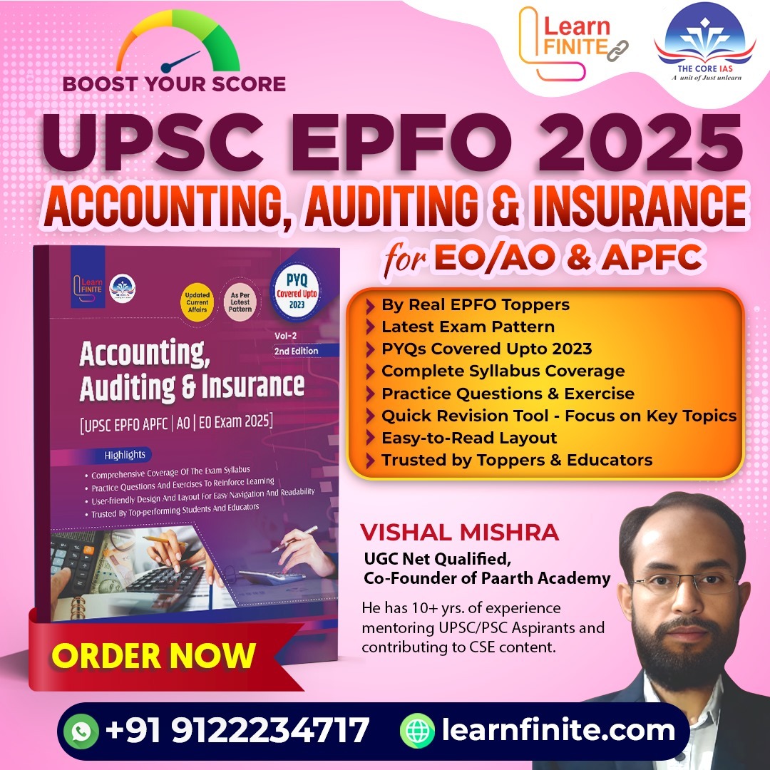 Master EPFO 2025: 2-Booklet EO/AO & APFC β Led by Shailendra Kumar Jain, Regional PF Commissioner-II - Image 3