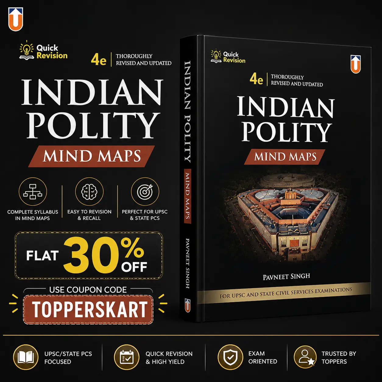Indian Polity Mind Maps by Pavneet Singh